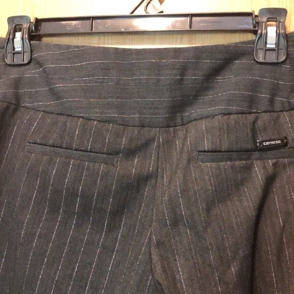 Express editor trousers size 2 grey with silver tinsel - Picture 7 of 9
